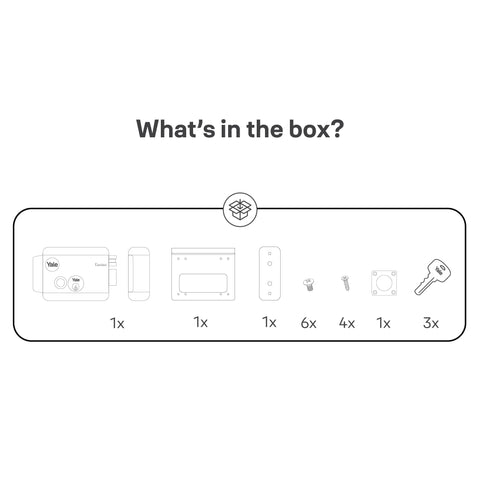 Yale 68800602 Electric Rim Lock, Multicolor