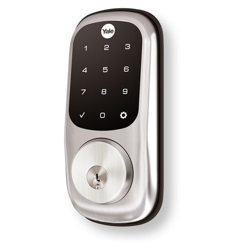 Yale Assure Deadbolt Lock with Touchscreen, Satin Nickel Digital Non-Connected Entry Door Lock with Electronic Keypad and Back-Up Key, YRD226NR619