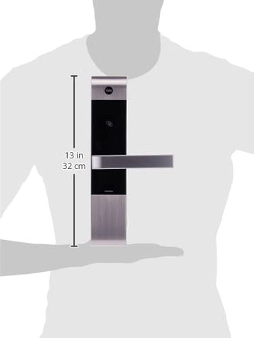 Yale Smart Lock YDM3109A, with Pin code, RIFD card and mechnical key for keyless home entry. Auto locking and emergency power supply. Adjustable handle suitable for right or left handed doors.