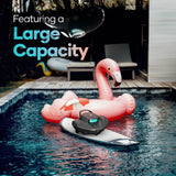 AIPER Pool Robot with One-Click Activation, Two Drive Motors, Powerful Quick Charge Cleaning, Portable Design and 30 W Motor Power. Perfect for Flat Ground Pool up to 80 m2