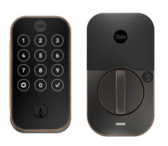 Yale Assure Lock 2 YRD420-BLE-0BP Keyed Lighted Touchscreen with Bluetooth in Oil Rubbed Bronze (Keyed and Keyless Access Smart Lock)