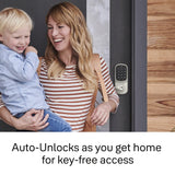 Yale Satin Nickel Assure Lock with Wi-Fi Connected Touchscreen, Smart Entry Door Lock with Digital Electronic Keypad and Back Up Key, ‎YRD226-CBA-619