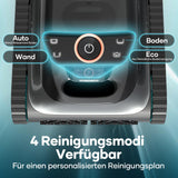 AIPER Scuba S1 Pool Robot Floor and Wall, Wireless Pool Vacuum Cleaner with Wall Climbing, Intelligent Navigation 2.0, 150 Minutes Battery Life, Pool Cleaner for Recessed Pools up to 150 ㎡