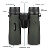 Vortex Optics Diamondback HD 12x50 Binoculars - HD Optical System, Non-slip Grip, Waterproof, Fogproof, Shockproof, Included GlassPak - Unlimited, Unconditional Warranty