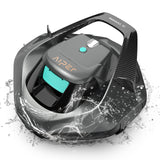 AIPER Swimming Pool Robot, Pool Vacuum Cleaner with 90 Minutes of Operation, Swimming Pool Cleaner with Dual Drive Motor, Wireless, Ideal for Pools Under 80 Square Metres
