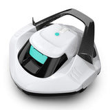 AIPER Pool Robot, Pool Vacuum Cleaner for 90 Minutes of Autonomy, Pool Cleaner with Two Drive Motors, Wireless Pool Robot Perfect for Pools Up to 80 m²