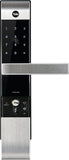 Yale Smart Lock YDM3109A, with Pin code, RIFD card and mechnical key for keyless home entry. Auto locking and emergency power supply. Adjustable handle suitable for right or left handed doors.