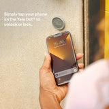 Yale Linus Smart Lock L2 in Silver | Keyless Access | Easy Installation | Remote Lock and Unlock | Virtual Keys | Real-time Alerts | Compatible with The Yale Home app