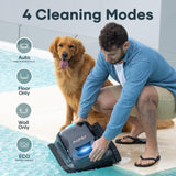 (2024 New) AIPER Scuba S1 Cordless Pool Vacuum for Inground Pools, Robotic Pool Cleaner, Wall and Waterline Cleaning, Smart Navigation 2.0, 150 min Battery Life, for All Pools up to 50 FT