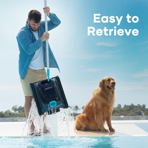 (2024 New) AIPER Scuba S1 Cordless Pool Vacuum for Inground Pools, Robotic Pool Cleaner, Wall and Waterline Cleaning, Smart Navigation 2.0, 150 min Battery Life, for All Pools up to 50 FT