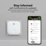 Yale Access Connect Wi-Fi Bridge for Smart Door Lock | WiFi & Bluetooth Enabled | Wireless & Keyless Entry to Access Your Home from Anywhere | Compatible with Alexa & Google Assistant (White)