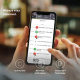 Yale Linus Smart Lock L2 in Silver | Keyless Access | Easy Installation | Remote Lock and Unlock | Virtual Keys | Real-time Alerts | Compatible with The Yale Home app