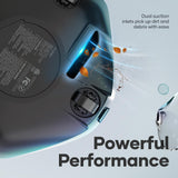 AIPER Pool Robot with One-Click Activation, Two Drive Motors, Powerful Quick Charge Cleaning, Portable Design and 30 W Motor Power. Perfect for Flat Ground Pool up to 80 m2