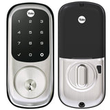 Yale Assure Deadbolt Lock with Touchscreen, Satin Nickel Digital Non-Connected Entry Door Lock with Electronic Keypad and Back-Up Key, ‎‎YRD226NR619