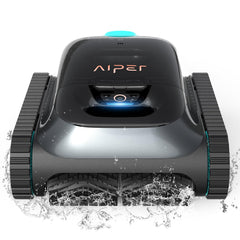 (2024 New) AIPER Scuba S1 Cordless Pool Vacuum for Inground Pools, Robotic Pool Cleaner, Wall and Waterline Cleaning, Smart Navigation 2.0, 150 min Battery Life, for All Pools up to 50 FT