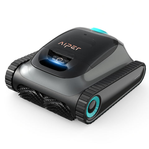 AIPER Scuba S1 Pool Robot Floor and Wall, Wireless Pool Vacuum Cleaner with Wall Climbing, Intelligent Navigation 2.0, 150 Minutes Battery Life, Pool Cleaner for Recessed Pools up to 150 ㎡