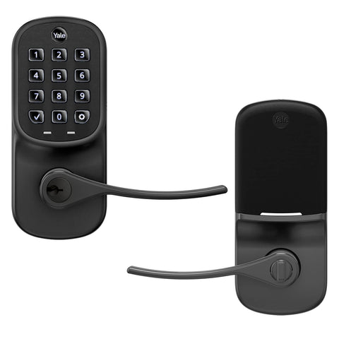 Yale YRL216-ZW2-BSP Assure Smart Lock, Black Suede